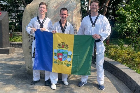 De Gramado para o Mundo! Representando o Brasil, atletas gramadenses iniciam preparação na Coreia do Sul