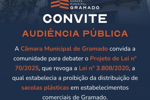 Audiência pública discute revogação da lei das sacolas plásticas