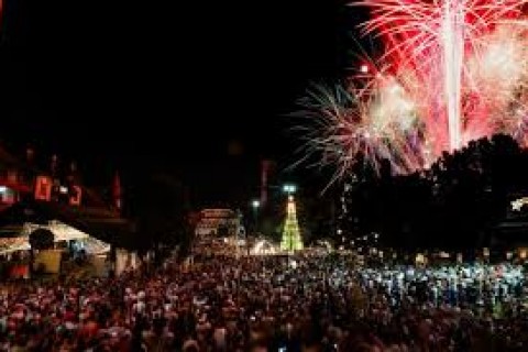 Réveillon na Praça das Flores reúne cerca de 15 mil pessoas em Nova Petrópolis