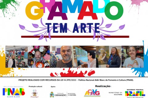 Projeto "Gramado Tem Arte" leva oficinas de arte-educação às escolas municipais de Gramado