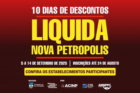Liquida Nova Petrópolis contará com mais de 80 estabelecimentos participantes