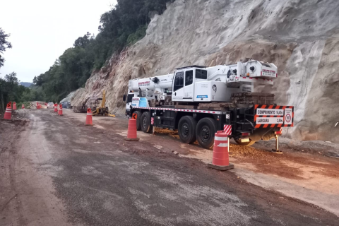 BR-116 em Nova Petrópolis Terá Trânsito Interrompido para Obras nesta segunda feira (15)